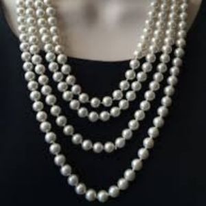 Faux pearls